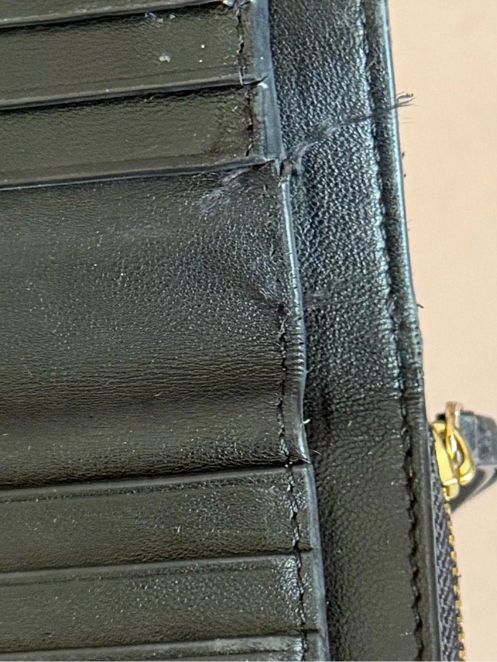 Tory Burch leather has